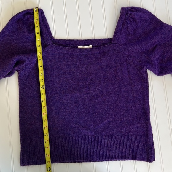 Anthropologie beautiful purple sweater! XL super soft - Picture 7 of 7